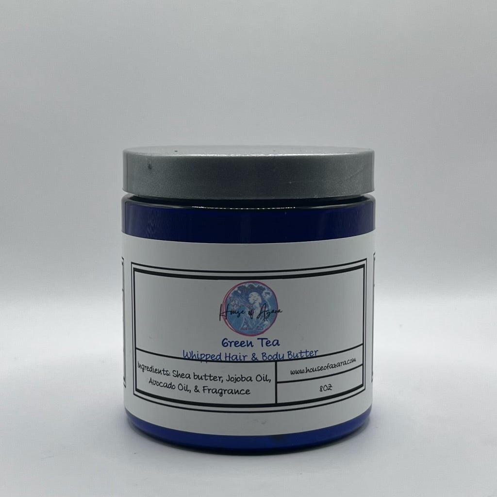 Green Tea Whipped Hair & Body Butter 8 oz
