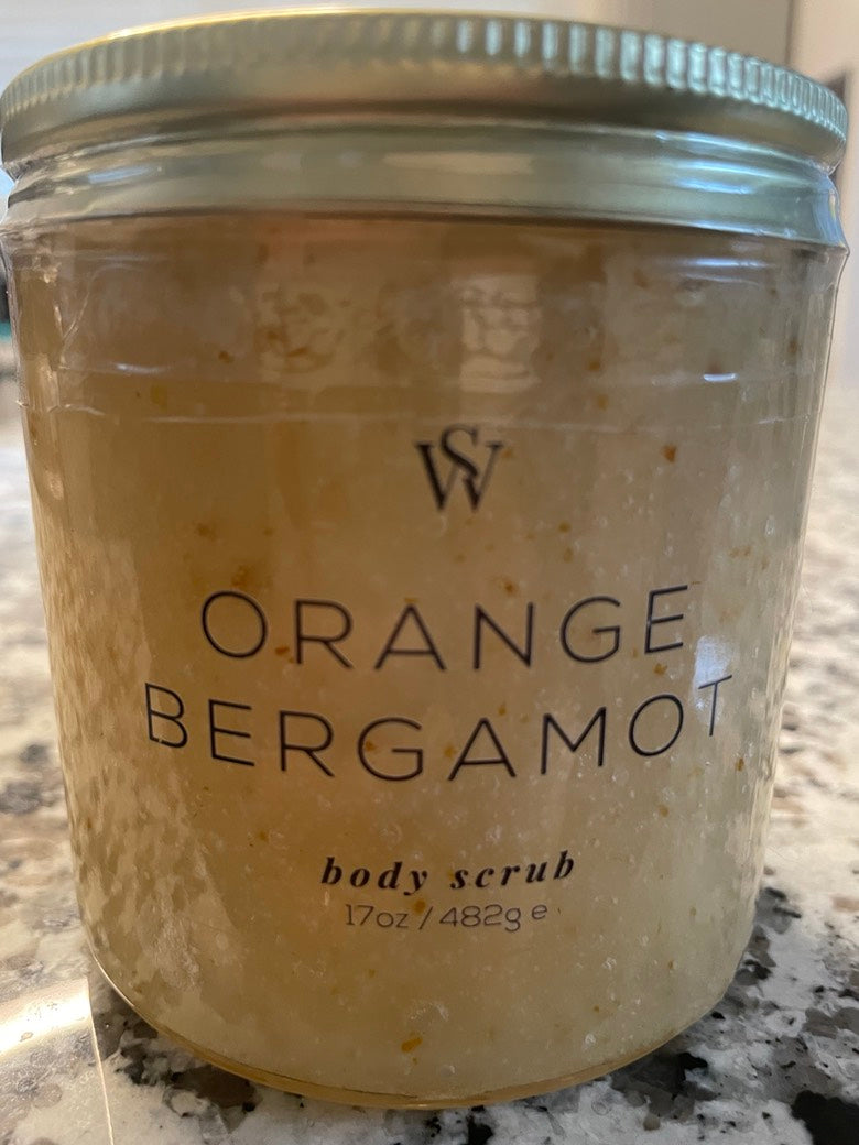 Orange Bergamot Body Scrub 17 oz