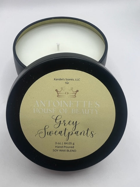 Grey Sweatpants Scented Candle 3oz