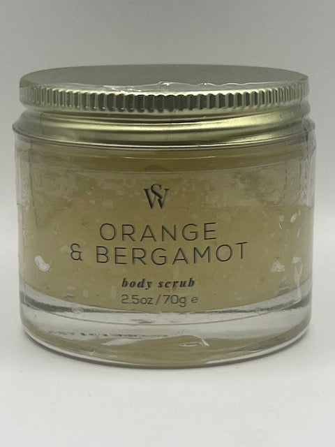 ORANGE BERGAMOT BODY SCRUB 2.5 oz travel size