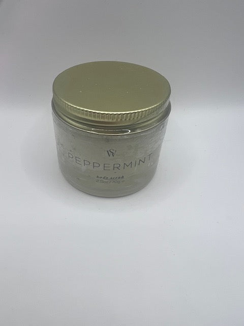 Peppermint Body Scrub 2.5 oz Travel Size